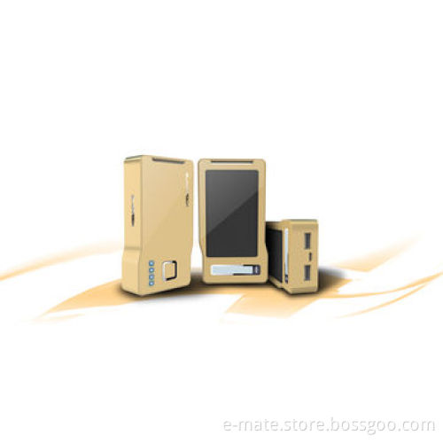 Unique Design Solar Power Bank for Tablets and Smartphones, with LED Lamp for Bright Power